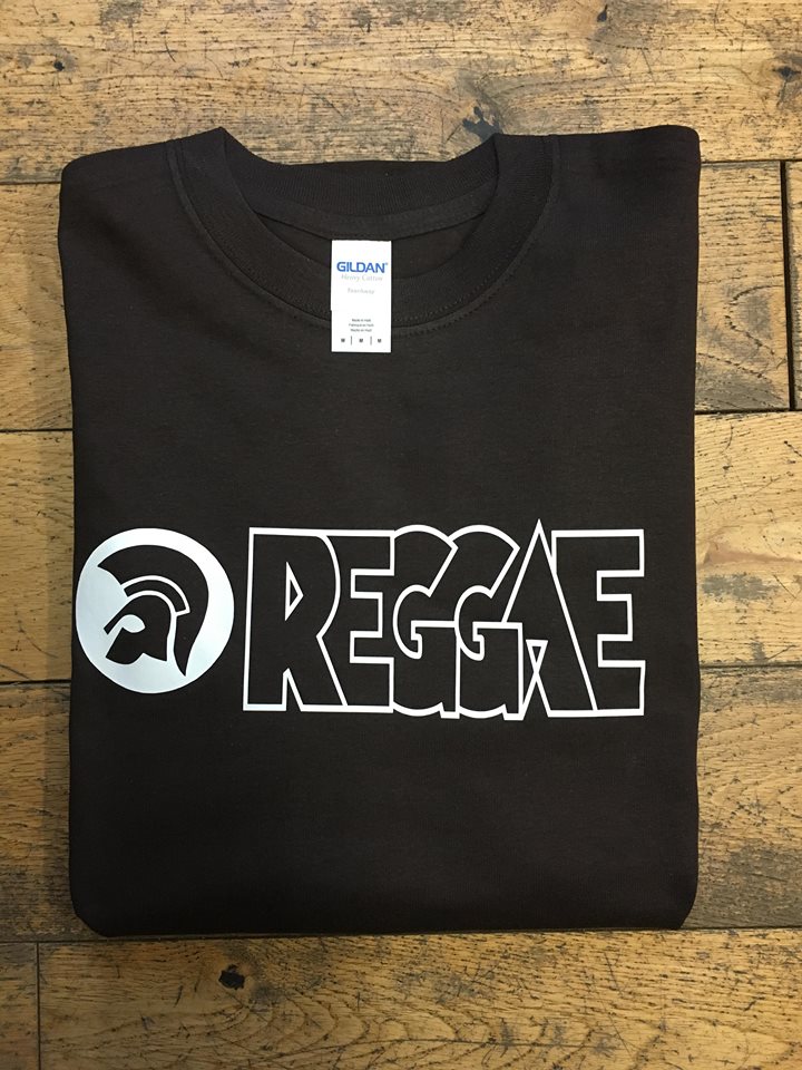 Reggae Black T-shirt with White